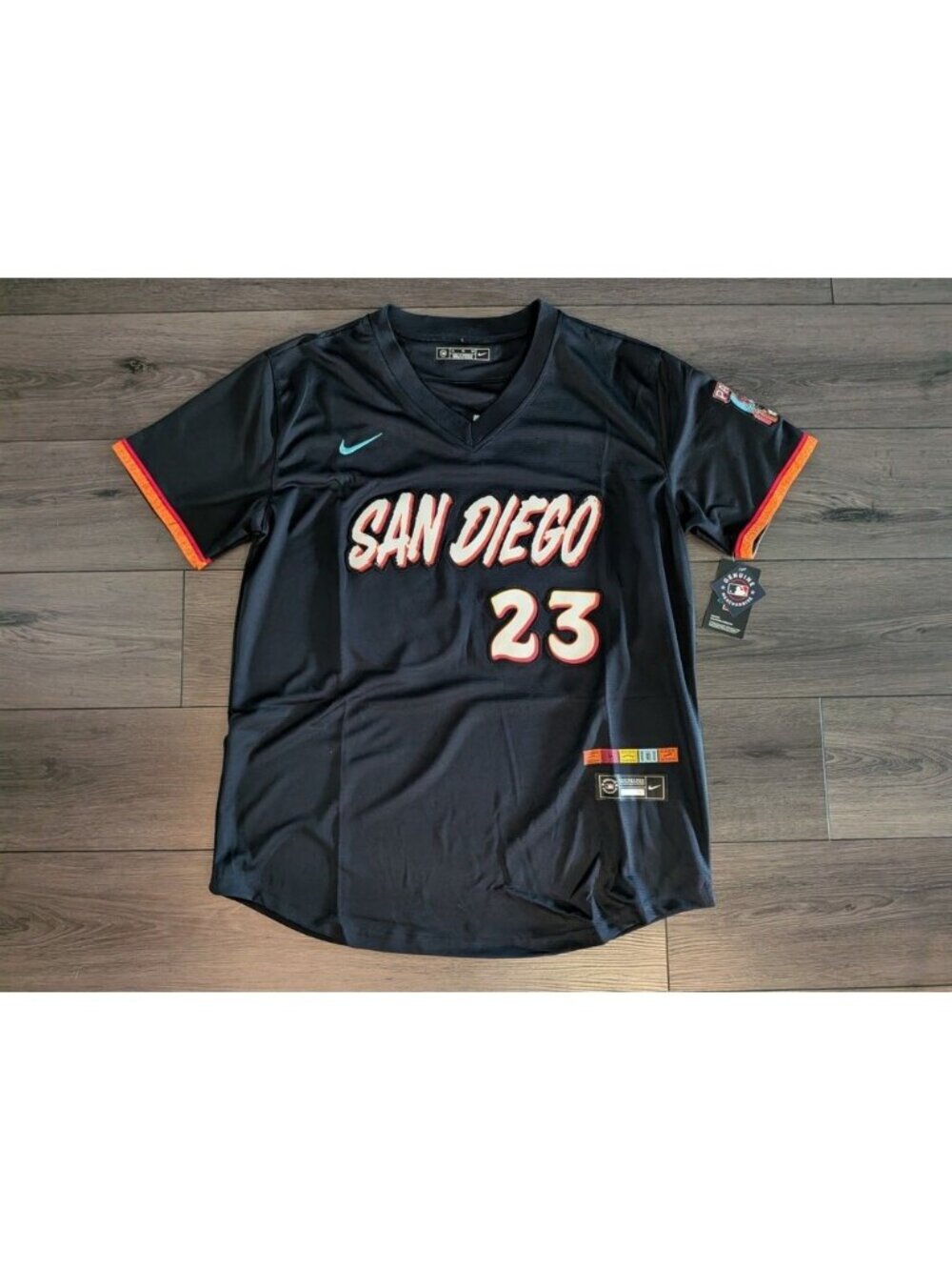 Fernando Tatis Jr. #23 San Diego Padres 2026 City Connect Obsidian Men's Medium